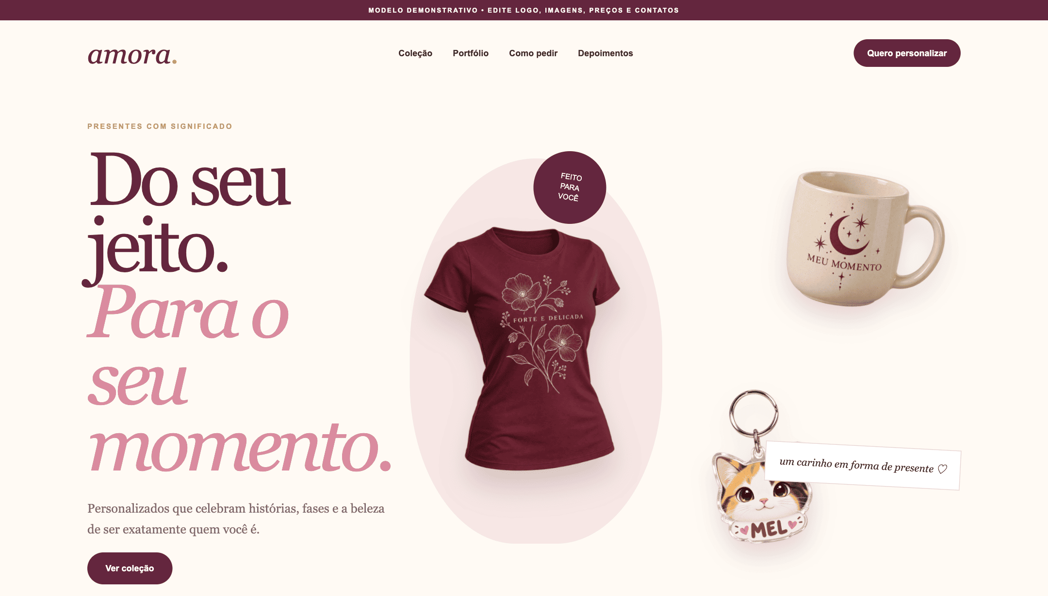 Modelo feminino completo