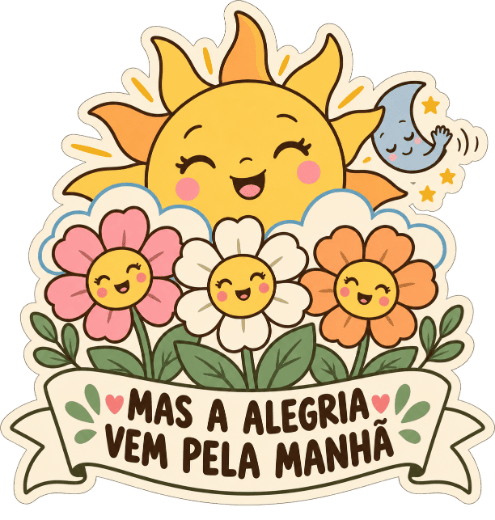 Mas a alegria vem pela manhã